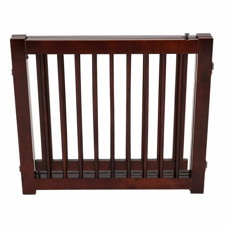 fence dog wood pet standing safety wooden walmart panel gate gymax folding gates giantex playpen dogs