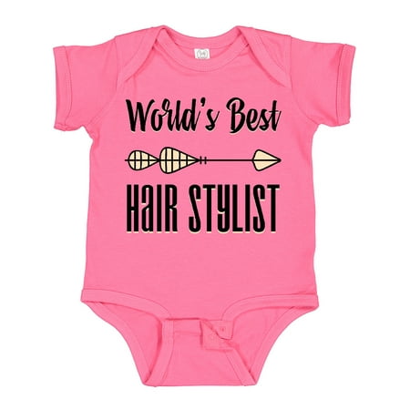 

Inktastic Gift for Hair Stylists World s Best Gift Baby Boy or Baby Girl Bodysuit