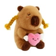 thumbnail image 5 of DOLITY Capybara Plush Toy, Capybara Doll, Collectible Cartoon, Soft Capybara Plush Toy, Heart, 5 of 8