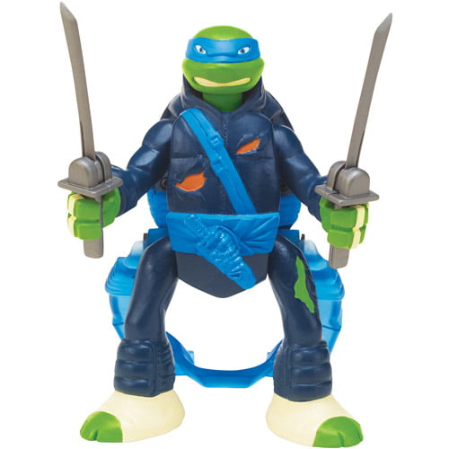 Opname atmosfeer vredig Teenage Mutant Ninja Turtles Throw N Battle Leo Deluxe Action Figure -  Walmart.com
