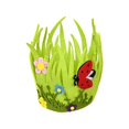 thumbnail image 3 of Bonita cesta para huevos de Pascua, decoración de Pascua, centros de mesa, cesta para guardar dulces Mariquita, 3 of 9