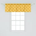 thumbnail image 2 of Ambesonne Autumn Valance Pack of 2, Simplistic Yellow Leafage, 54"X18", Pale Orange White, 2 of 4