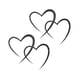 thumbnail image 5 of Escultura de Pared Decorativa de Pared con Corazón de Amor de Hierro, 2 Uds., para Dormitorio, Multiusos, 5 of 8