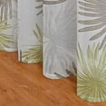 thumbnail image 2 of Leaf Curtains for Living Room Bedroom, Scandinavian Design Patterned Sheer Curtains 2 Panels Set, Sheer Floral Curtains,Grommet Sheer Curtains Bedroom Window Curtains, 2 of 6