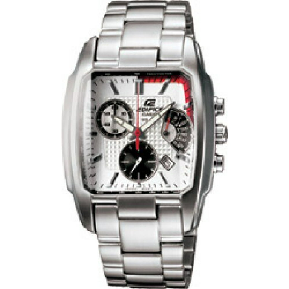 Casio - Casio Edifice Mens Stainless Steel Square Watch EF-519D-7AVDF - Walmart.com - Walmart.com