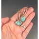 thumbnail image 4 of Xihbxyly Ofertas del Prime Day Pendientes asimétricos en separación de color natural en turquesa, 4 of 7