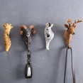 thumbnail image 5 of Vintage Animal Model Decoration Hanging Nails Home Door Back Wall Pendant Three-Dimensional Wall Decoration Resin Handicrafts 15*10.5*7cm Zebra Models, 5 of 5
