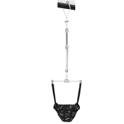 Baby Door Jumper for 6-12 Months Infant Unisex Toddler, Adjustable Strap and Seat, Black