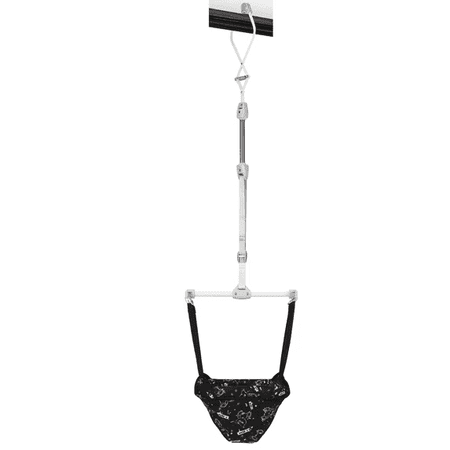 Baby Door Jumper for 6-12 Months Infant Unisex Toddler, Adjustable Strap and Seat, Black