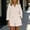 Beige women striped two piece set a1, variant on Cagogo Women's 2 Piece Striped Casual Set V Neck Long Sleeve Top Elastic Waisted Shorts Summer Outfits Lounge Travel Clothes Matching Two Piece, Black L