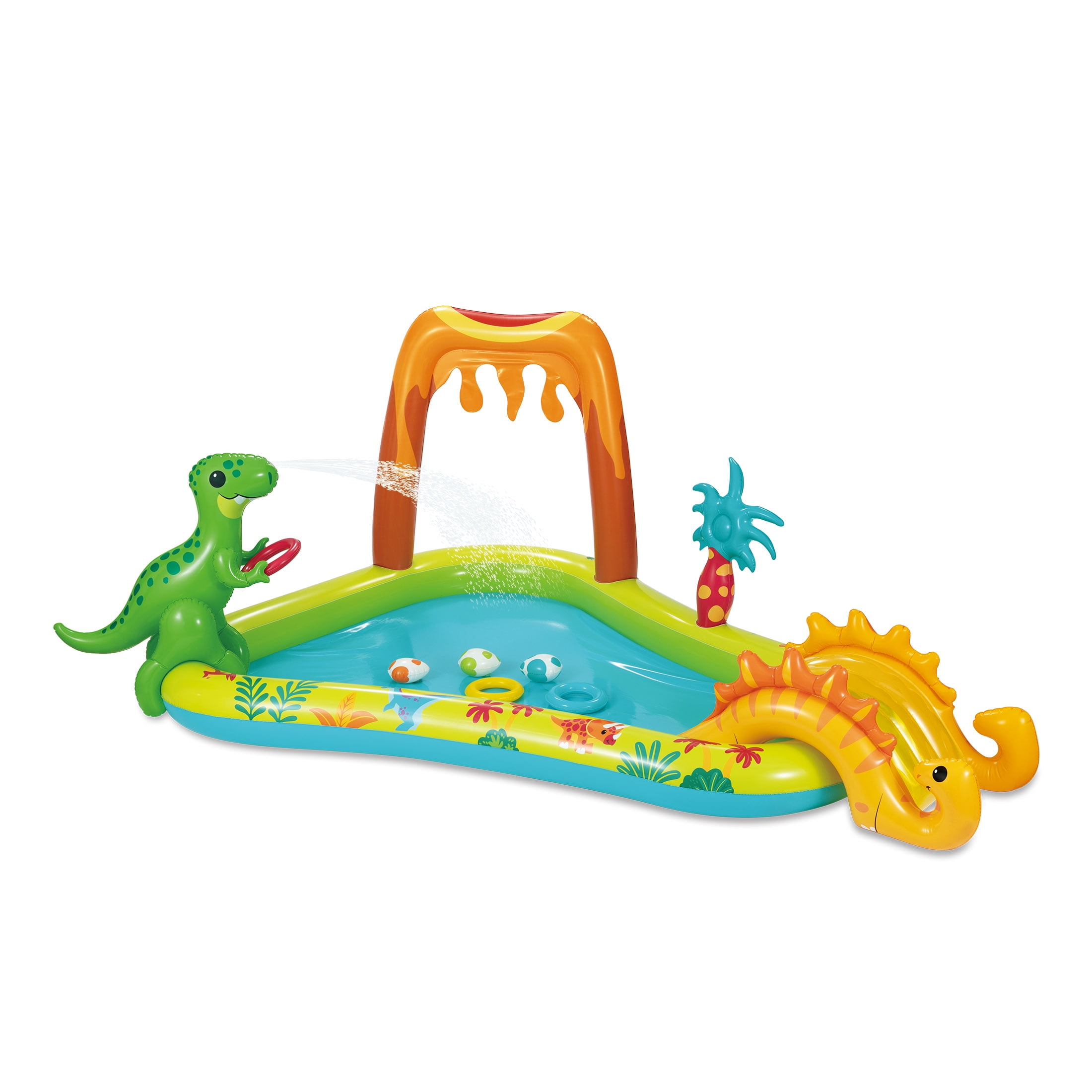 Details about   70"x25" Dinosaur Inflatable Padding Pools Kids Toddler Swimming Backyard Summer 