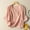 Pink, variant on BRGZLK Cotton Linen Shirts For Women Plus Size Loose Round Neck Short Sleeve Blouse Summer Thin Breathable Button Down Top Pink XXXL