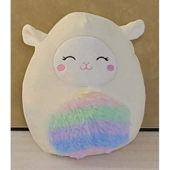 Squishmallows Kellytoy Sophie the Lamb 8" Easter 2022 Fuzzy Belly Plush Toy