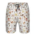 thumbnail image 3 of Pofeuu Mushrooms And Butterflies Prin Men's Swim Trunks Quick Dry Bathing Suit Swimming Board Shorts Mesh Lining Beach Swimwear-X-Large, 3 of 6
