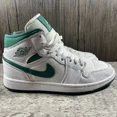 thumbnail image 3 of Ni - ke Air Jordan 1 Mid Men's Mystic Green Shoes Sneakers CD6759-103 Size 7, 3 of 5