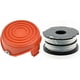 thumbnail image 1 of 2 Pcs Strimmer Spool & Line + Spool Cover Cap for Black & Decker GL675 GL680 GL685 GL686 GL687 GL690 Trimmers Qhzl A-G, 1 of 5