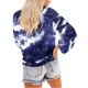 thumbnail image 4 of Sudadera informal con teñido anudado para mujer, blusa holgada de manga larga suave y holgada Fridja  ghj987+4140, 4 of 6