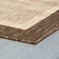 thumbnail image 5 of Bliss Rugs Solid Border Indoor Outdoor Rug Low-Profile Floor Mat for Patio, Entrance, Front Door |Brown, 2' x 3', 5 of 8