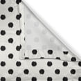 thumbnail image 6 of Ambesonne Geometric Valance & Curtain, Large Polka Dots, 55"x45", Black White, 6 of 7