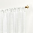 thumbnail image 7 of Nicole Miller New York Dunbar Light Filtering Rod Pocket Curtain Panels, 50"x84", White, Set of 2, 7 of 7