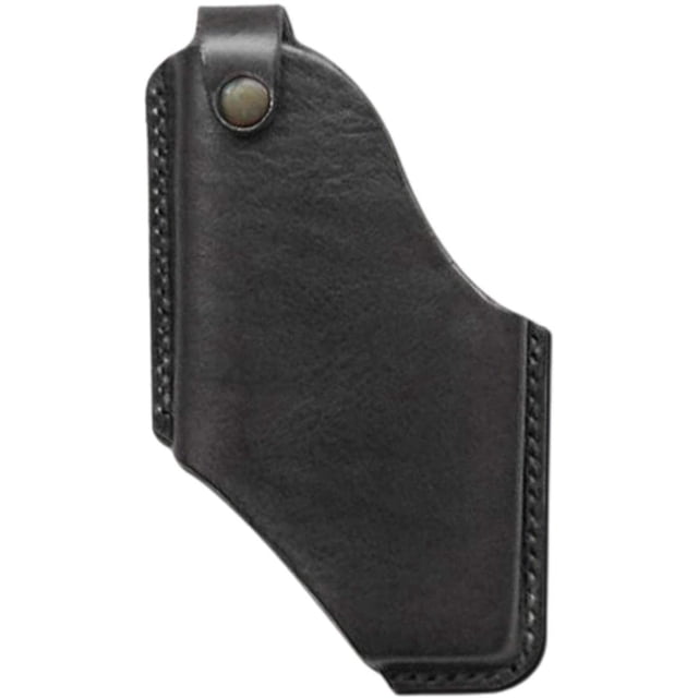 Leather Cell Phone Holster - Universal Vertical Portable Phone Pouch Wallet - Belt Clip Holster Pouch Genuine Leather Phone Case Holster Purse Belt Loop Pouch Bag for Men - Black