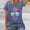 T Shirts for Women Clearance under $5 Blue, variant on Women's Vintage Pineapple Graphic Tee Tropical Beach Short Sleeve Summer Vacation Top