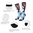 thumbnail image 4 of Saiise Bluey Funny Socks Men Women Boys Kids Adults Novelty Graphic Crew Tube Socks Crazy Design Casual Dress Socks for Sports,Running,Travel, 4 of 7