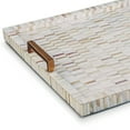 thumbnail image 2 of Regina Andrew 20-1039 Multi-Tone 24" Wide Bone And Brass Tray - Natural, 2 of 5
