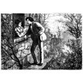 thumbnail image 2 of Couple, C1880. /Nwood Engraving, American, C1880. Poster Print by  (18 x 24), 2 of 4