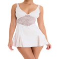 thumbnail image 1 of Femmes Spaghetti Sangle V Cou Aline Boho Été Plage Casual Mini Robe de Soirée, 1 of 6