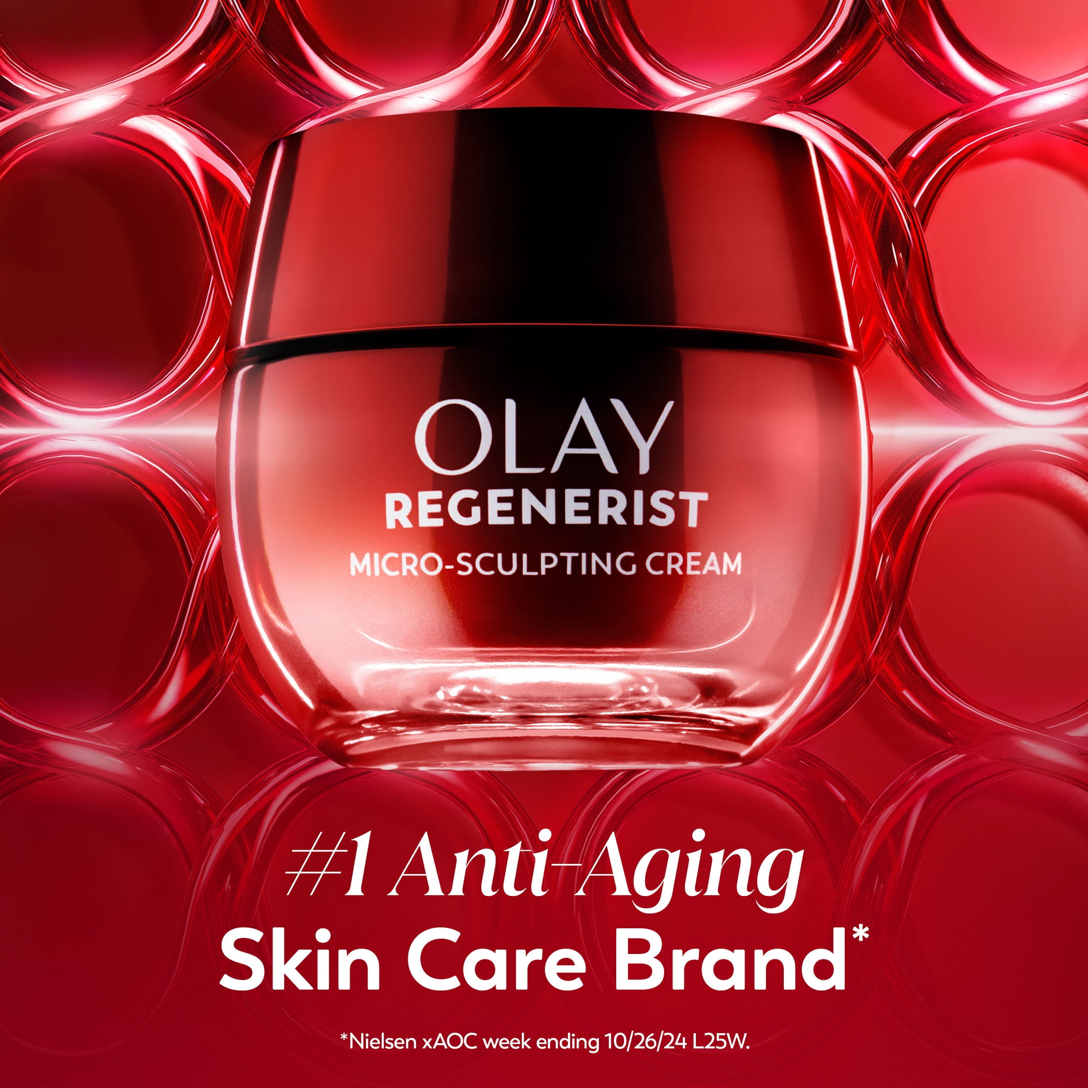 OLAY REGENERIST Anti-Aging Face Cream, Firming Moisturizer with Triple Collagen Peptide & Niacinamide, Fragrance-Free, 0.5 oz