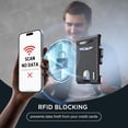 thumbnail image 4 of Funda plegable Wallet Umoven de piel con bloqueo RFID para hombre, 4 of 6