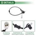 thumbnail image 4 of Sensor de velocidad de rueda ABS Unique Bargains Sensor ABS Sistema de frenos antibloqueo No.93294647 para Vauxhall para Astra 1991-1998 1 Pc Delante Izquierda Delante Derecha, 4 of 7
