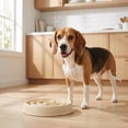 thumbnail image 3 of Vibrant Life 3.2-Cup Silicone Slow Pet Feeder for Dogs and Cats, Beige, 3 of 8