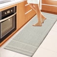 thumbnail image 2 of Cotton Woven Anti-Fatigue Cushioned Kitchen Mat Runner Set Working Mats |18''x30'' | 18''x48''| Comfort and Style, 2 of 4