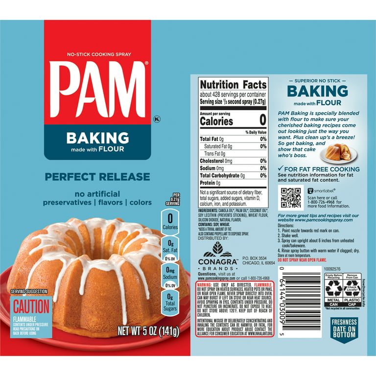 PAM Baking Spray, 5 oz 