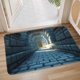 thumbnail image 4 of Felpudo con ilusión óptica 3D | Felpudo absorbente y antideslizante para baño y entrada | Felpudo de poliéster de 40 x 60 cm, 4 of 6