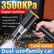 thumbnail image 5 of Fiudx Aspiradora de Mano para Coche, Alta Potencia de Succión de 5000 Pa, Boquillas 2 En 1 (Larga y con Cepillo), Diseño Multifuncional, Recargable Por Usb, Tamaño Compacto, Portátil para La Limpieza, 5 of 6
