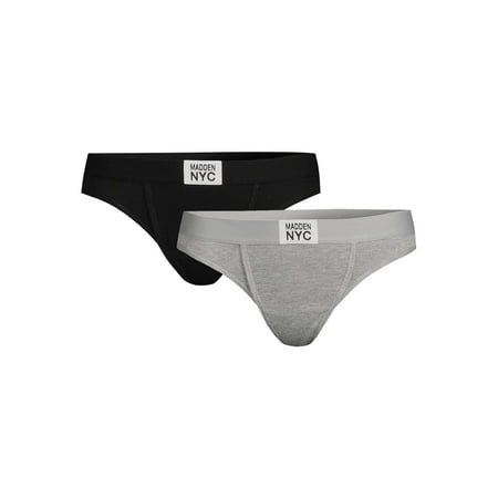 

Madden NYC Women s Ribbed Thong Panties 2-Pack