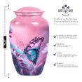 thumbnail image 2 of SUBSH Butterfly Urn - Urns for Human Ashes Adult Man - Urns for Ashes Adult Female Mother - Funeral Cremation Urns for Ashes - Memorial Urn - (10 inch Pack of 1), 2 of 2