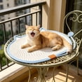 thumbnail image 3 of BZPIZ Summer Cat Dog Cooling Mat with Scratching Board Ice Silk Self Cool Pad for Small Medium Dogs & Cats, Pet Sleeping Pad for Indoor & Outdoor Floor, Car Seats, Washable & Non-Toxic Blue, 3 of 6