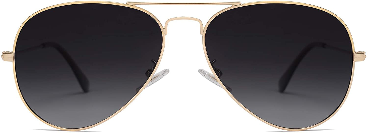 SOJOS Classic Aviator Polarized Sunglasses for Men Women Vintage Retro Style SJ1054 