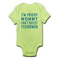 thumbnail image 1 of CafePress - Proof Mommy Cant Resist Fishermen Body Suit - Baby Light Bodysuit, 1 of 1