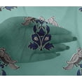 thumbnail image 4 of oneOone Viscose Chiffon Fabric Leaves|Bird & Floral Block Printed Craft Fabric BTY 42 Inch Wide, 4 of 4