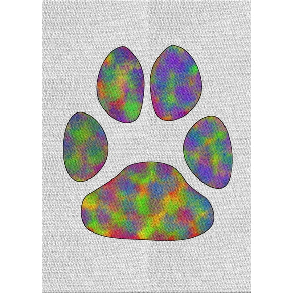 Ahgly Company Indoor Rectangle Patterned Platinum Gray Novelty Area Rugs, 5' x 8'
