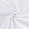 thumbnail image 4 of 2-Pack Fitted White Round Tablecloth Cocktail Table Topper Spandex Folding Bar Table Cover Elastic Stretch Tablecloths 24 Inch, (Pack of 2) Round-24 in, 4 of 7