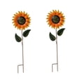 thumbnail image 4 of 2 Sets Sunflower Twig Cutting Metal Garden Decoration Outdoor Stakes, 4 of 8