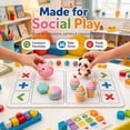 thumbnail image 6 of Non Slip Silicone Kids Fidget Trading Mat with Agree Add Decline Trade Zones for Small Toys Trading Game Tabletop Playmat, Olive Green, 1 Pack, 6 of 10