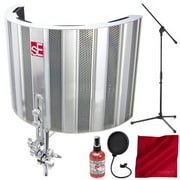 sE Electronics SPACE Reflection Filter with Microphone Boom Stand and Accessory Bundle