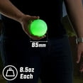 thumbnail image 3 of GoSports 85mm LED Bocce Ball Game Set | Includes 8 Light Up Bocce Balls (8.5oz Each), Pallino, Case and Measuring Rope, 3 of 4